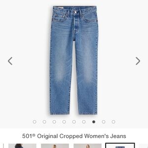 Levi's 501 Original Cropped